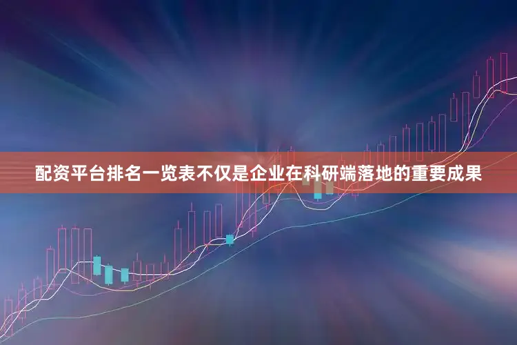 配资平台排名一览表不仅是企业在科研端落地的重要成果